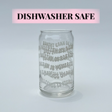 Load image into Gallery viewer, Affirmations glass cup