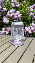 Load image into Gallery viewer, Protect Your Peace iced coffee cup glass can 16 oz