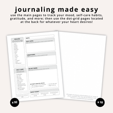 Load image into Gallery viewer, Be Kind To Your Mind Mental Health Journal