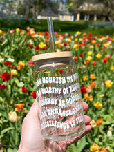 Load image into Gallery viewer, Affirmations glass cup
