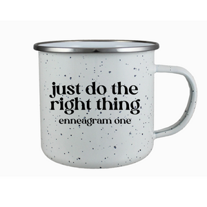 Enneagram 17 Oz. Porcelain Enamel Campfire Mug