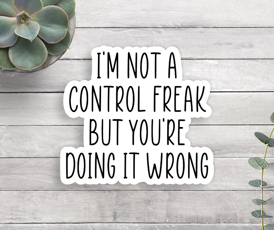 Control Freak Vinyl Sticker