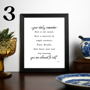 Enneagram Prints with Charm