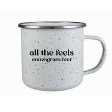 Load image into Gallery viewer, Enneagram 17 Oz. Porcelain Enamel Campfire Mug
