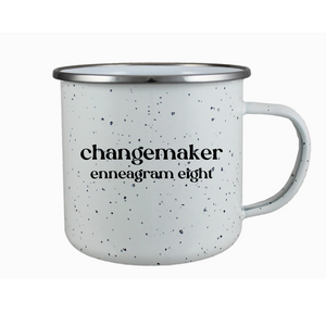 Enneagram 17 Oz. Porcelain Enamel Campfire Mug