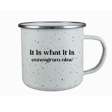 Load image into Gallery viewer, Enneagram 17 Oz. Porcelain Enamel Campfire Mug
