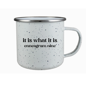 Enneagram 17 Oz. Porcelain Enamel Campfire Mug