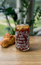 Load image into Gallery viewer, Talk a little nicer to yourself iced coffee cup glass can
