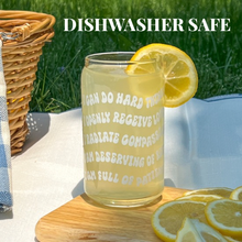 Load image into Gallery viewer, Affirmations glass cup
