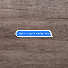 Load image into Gallery viewer, Enneagram Text Sticker
