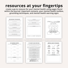 Load image into Gallery viewer, Gray Cover Mental Health Journal
